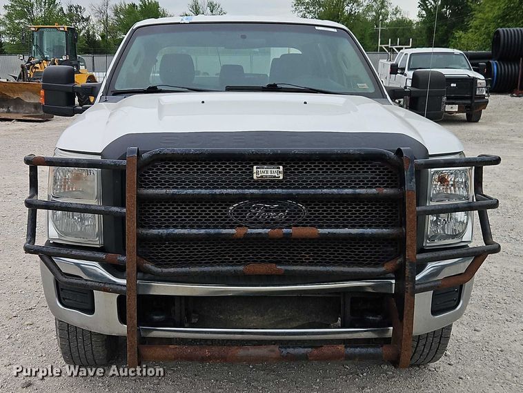 image for item EO7261 2012 Ford F250 Super Duty Crew Cab utility bed pickup truck