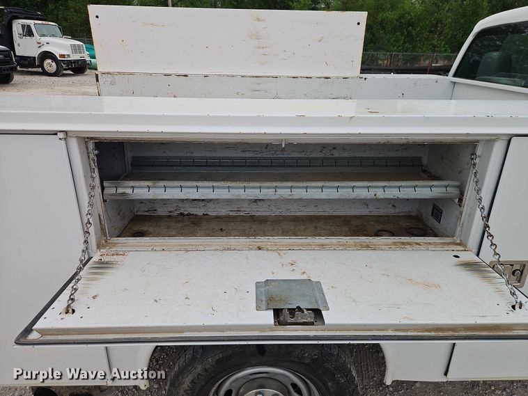 image for item EO7261 2012 Ford F250 Super Duty Crew Cab utility bed pickup truck
