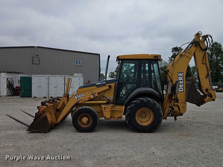 image for item EO7264 2001 John Deere 410G backhoe