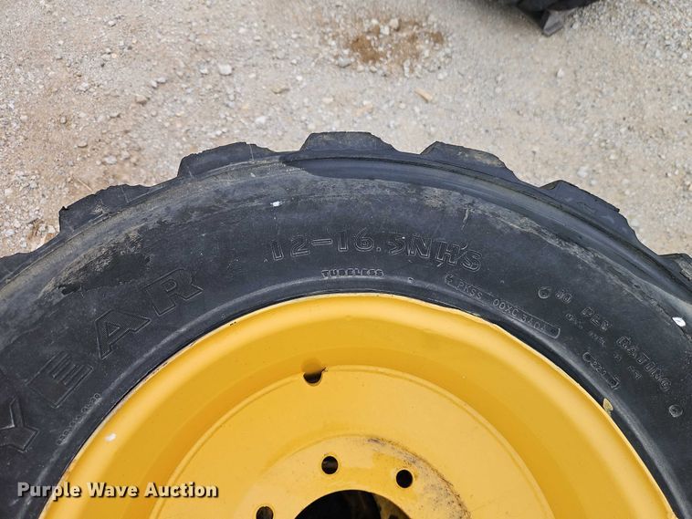 image for item EO7269 (3) 12-16.5 tires and wheels
