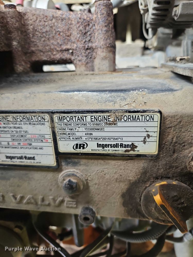 image for item EO7301 2006 Ingersoll Rand 185 air compressor