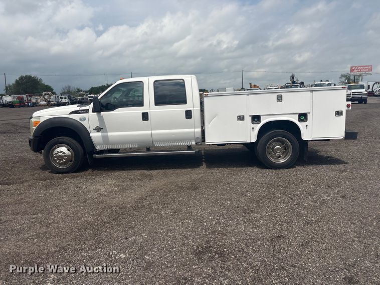 image for item EQ1458 2011 Ford F550 Super Duty  Crew Cab utility / service truck