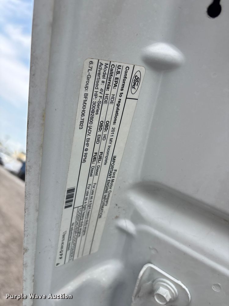 image for item EQ1458 2011 Ford F550 Super Duty  Crew Cab utility / service truck