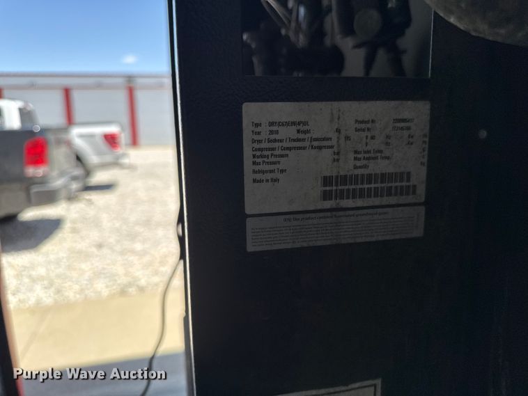 image for item ER0463 2018 Quincy QGS-20 air compressor