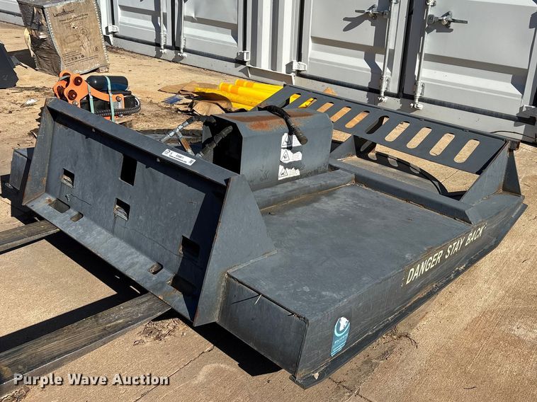 image for item ES8811 Wolverine skid steer brush mower