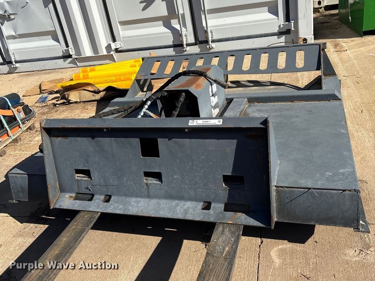 image for item ES8811 Wolverine skid steer brush mower