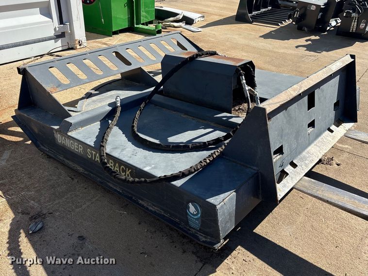 image for item ES8811 Wolverine skid steer brush mower