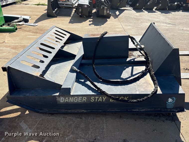 image for item ES8811 Wolverine skid steer brush mower