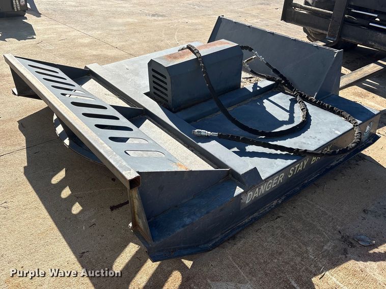 image for item ES8811 Wolverine skid steer brush mower