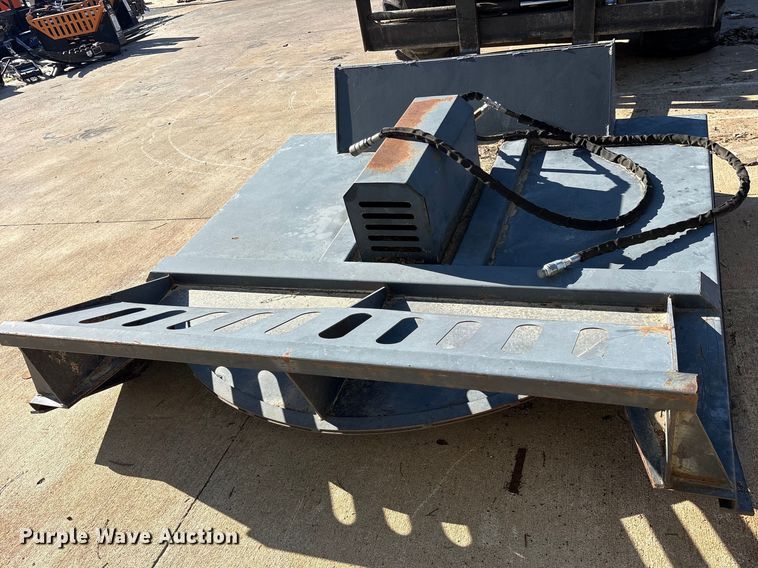 image for item ES8811 Wolverine skid steer brush mower