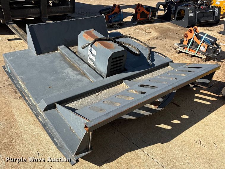 image for item ES8811 Wolverine skid steer brush mower