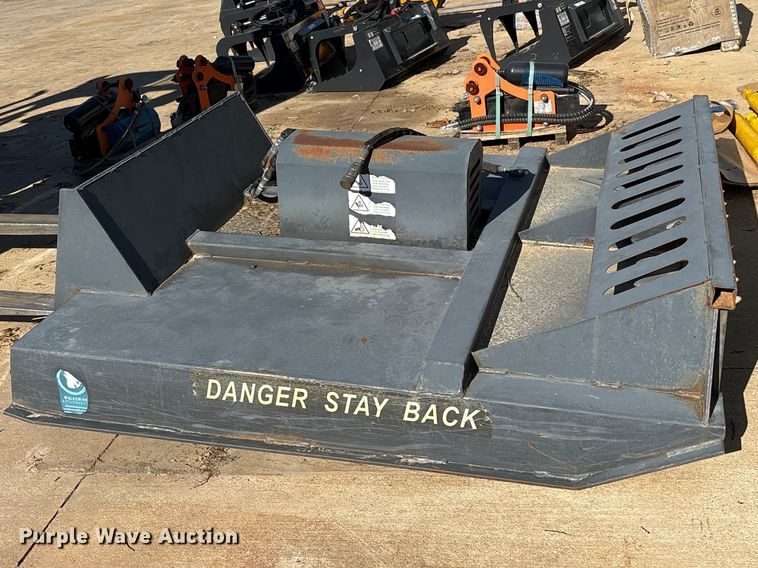image for item ES8811 Wolverine skid steer brush mower