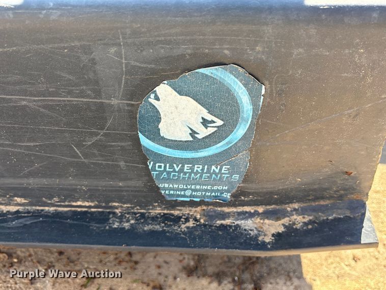 image for item ES8811 Wolverine skid steer brush mower