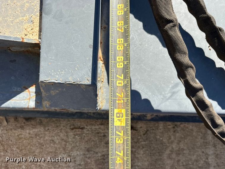 image for item ES8811 Wolverine skid steer brush mower