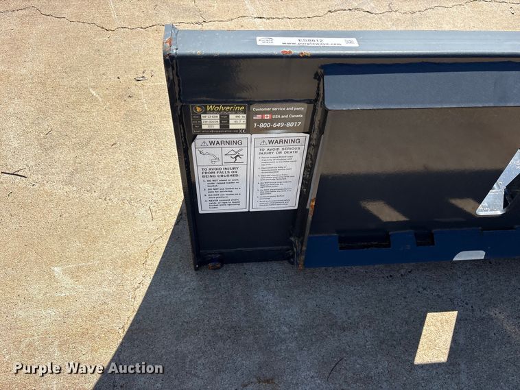 image for item ES8812 2025 Wolverine MF-13-63W skid steer root rake