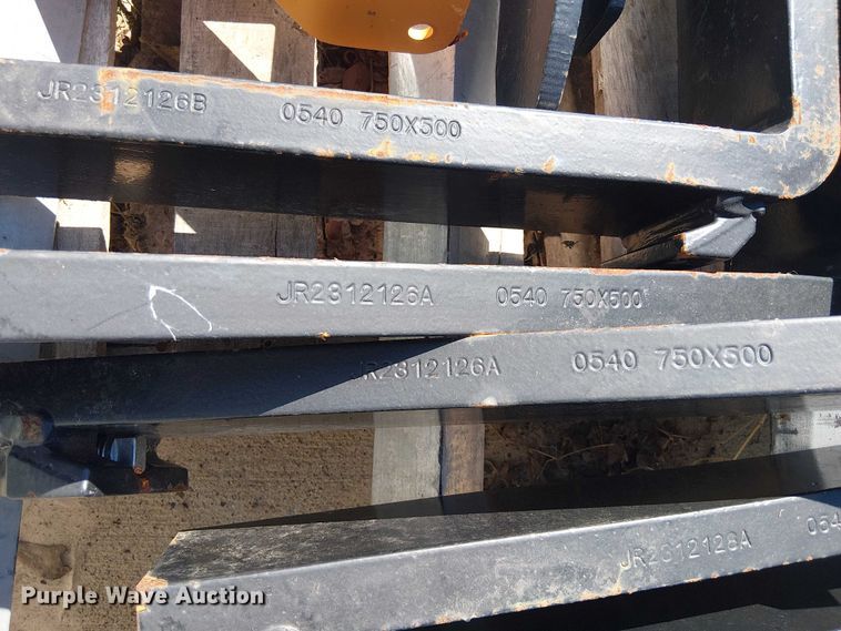 image for item ES8813 (5) sets of skid steer forks