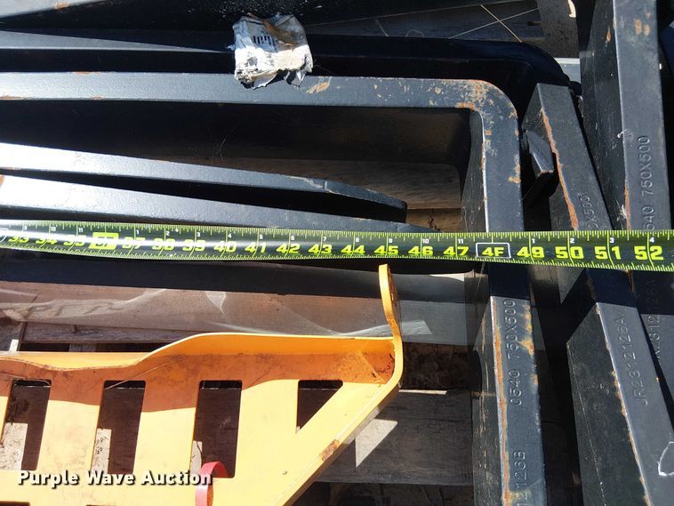 image for item ES8813 (5) sets of skid steer forks