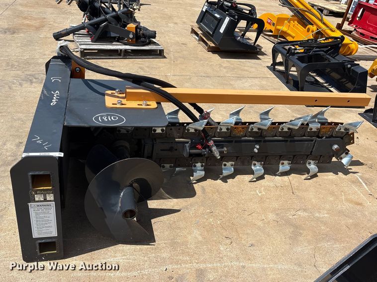 image for item ES8826 2025 Wolverine TCR-12-48H skid steer trencher