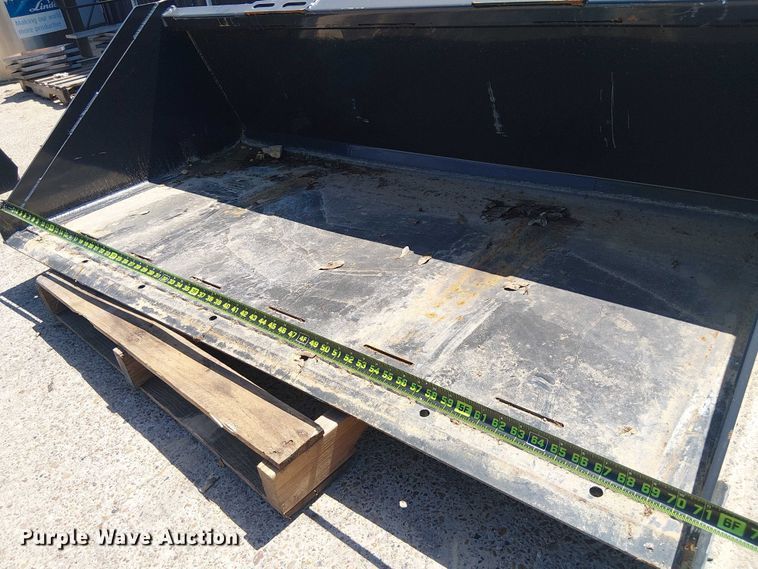 image for item ES8835 2025 Wolverine TDB-11-72W skid steer bucket