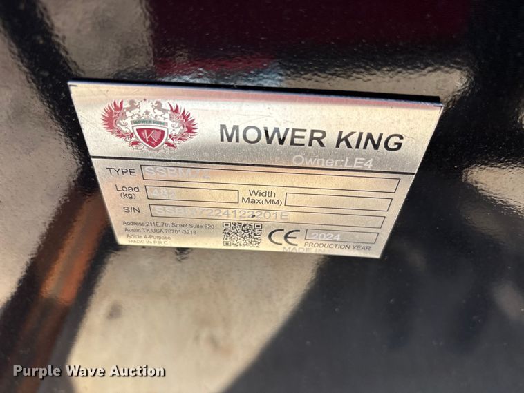 image for item ES8844 2024 AGT SSBM72 skid steer sweeper