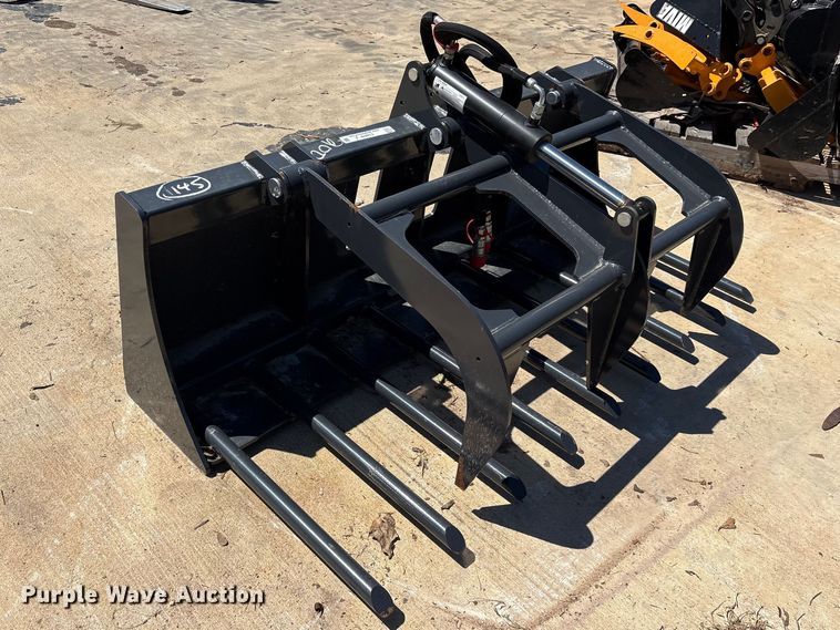 image for item ES8846 2025 Wolverine MFG-13-63W skid steer root grapple bucket