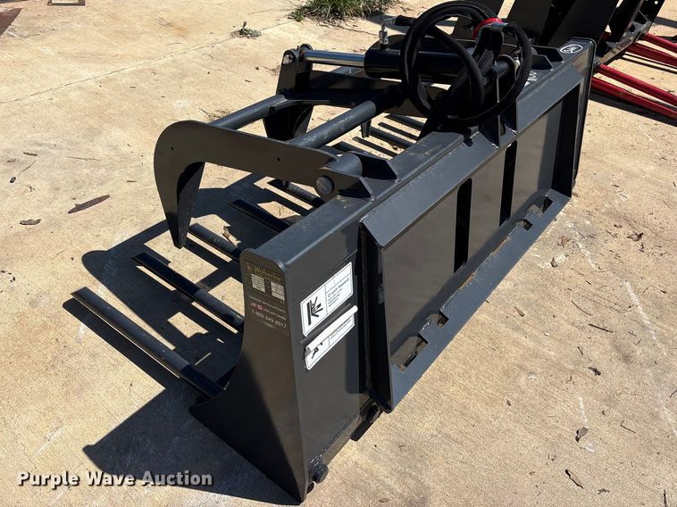 image for item ES8846 2025 Wolverine MFG-13-63W skid steer root grapple bucket