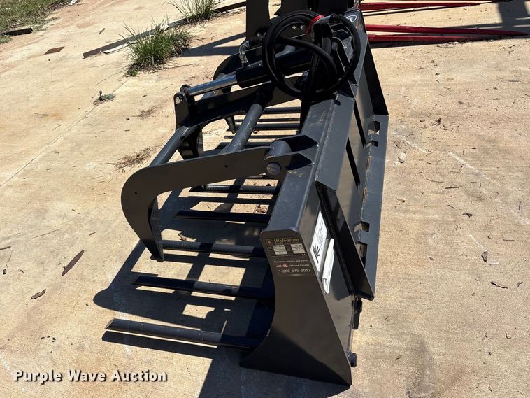 image for item ES8846 2025 Wolverine MFG-13-63W skid steer root grapple bucket