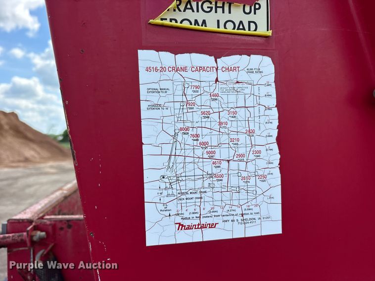 image for item ES8884 2000 Ford F750 Ext. Cab utility / service truck