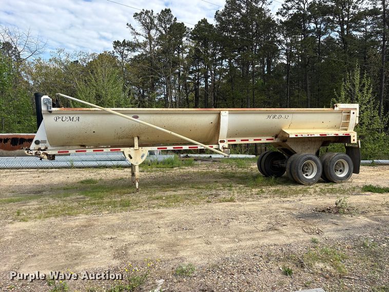 image for item ES8887 2018 Puma end dump trailer