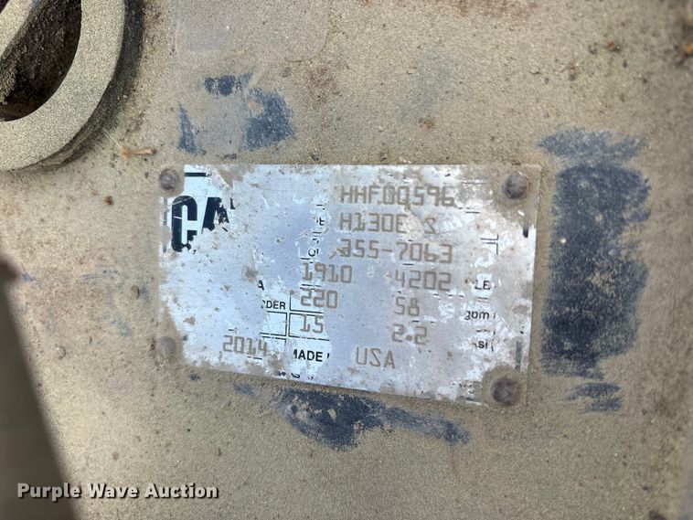 image for item ES8890 2014 Caterpillar H130E S hammer