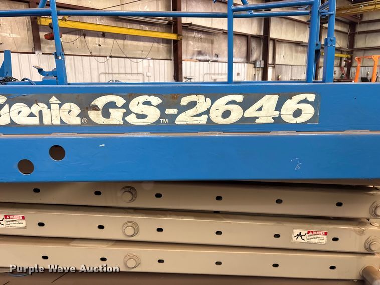 image for item ES8909 1999 Genie GS-2646 scissor lift