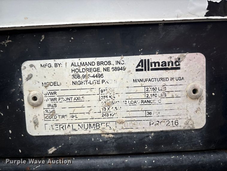 image for item ES8925 Allmand Night-Lite Pro II light plant