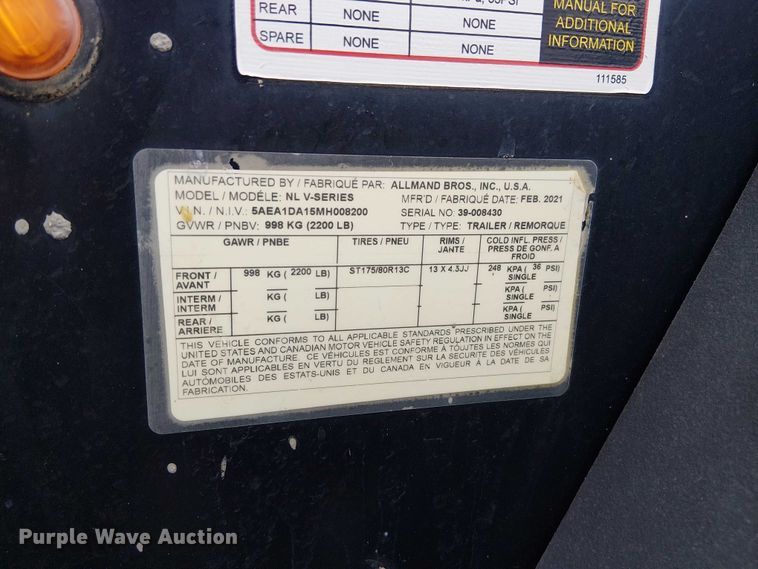 image for item ES8931 2021 Allmand Night-Lite V-Series light plant