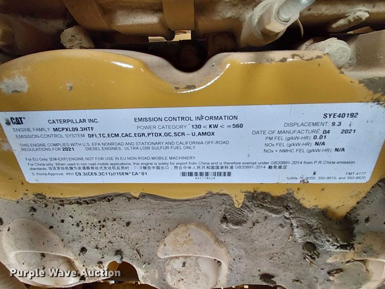 image for item ES8934 2021 Caterpillar 150 motor grader