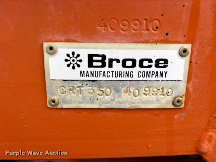 image for item ES8936 2016 Broce CR350 broom