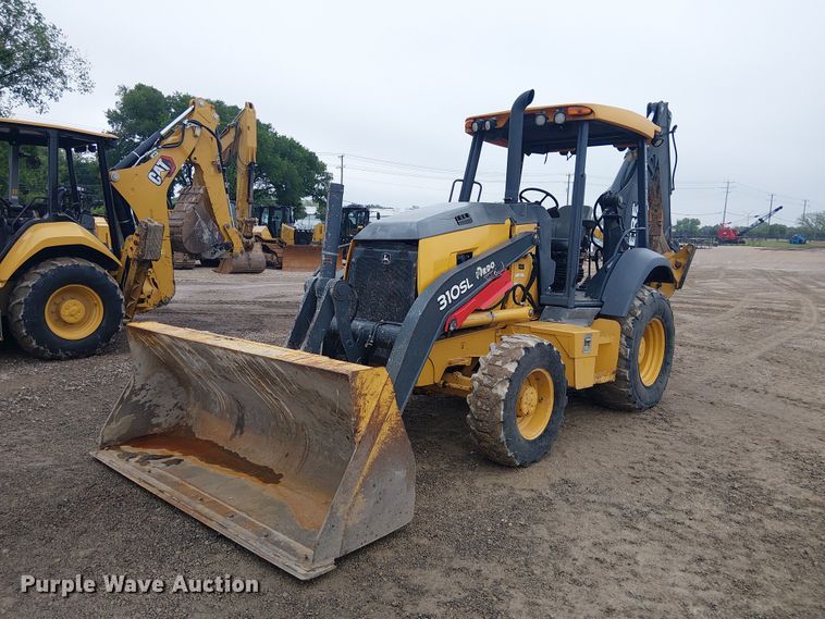 image for item ES8937 2018 John Deere 310SL backhoe