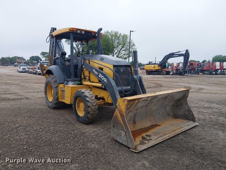 image for item ES8937 2018 John Deere 310SL backhoe