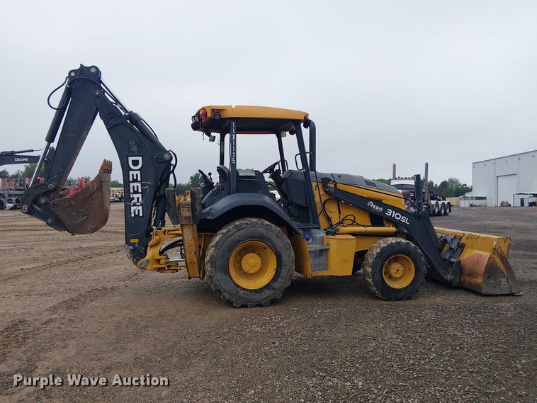 image for item ES8937 2018 John Deere 310SL backhoe