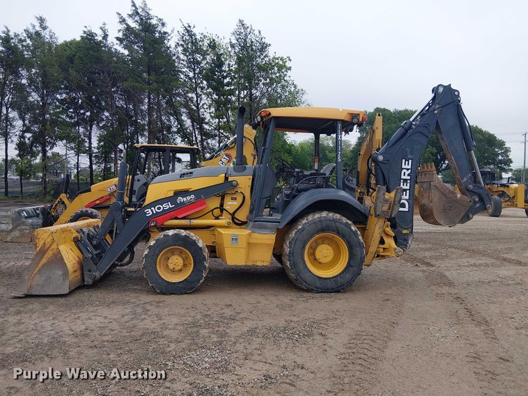 image for item ES8937 2018 John Deere 310SL backhoe