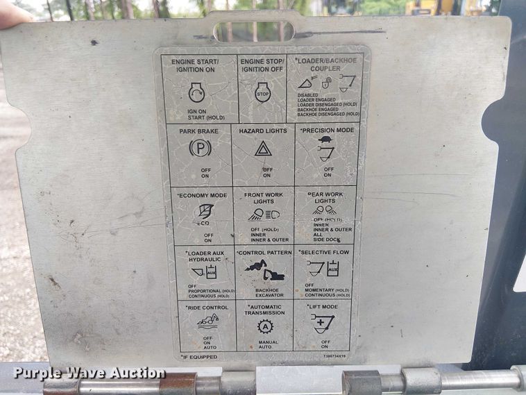 image for item ES8937 2018 John Deere 310SL backhoe