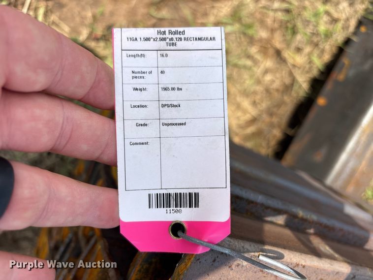 image for item ES8955 (40) joints of 16' x 2.5