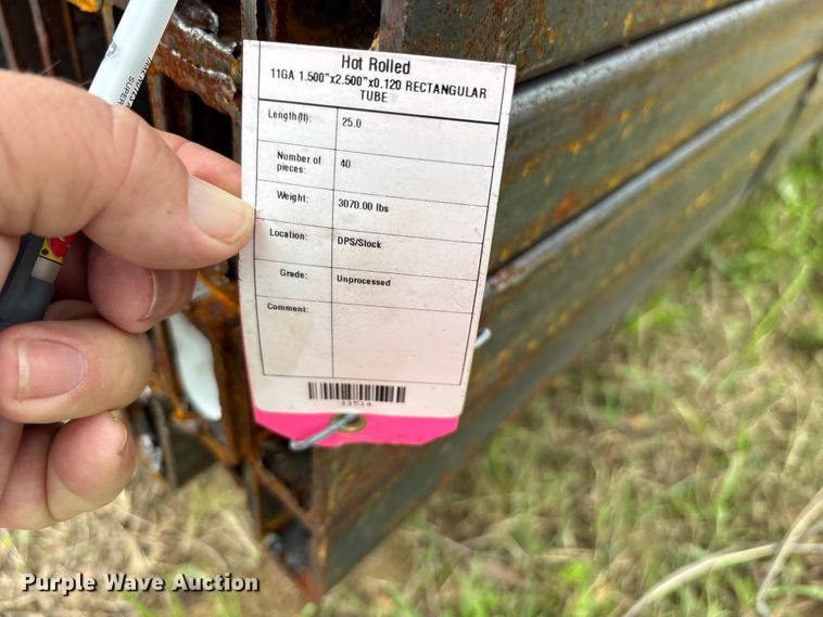 image for item ES8962 (40) joints of 25' x 2.5