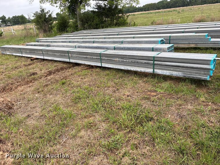 image for item ES8963 (16) joints of galvanized square tubing