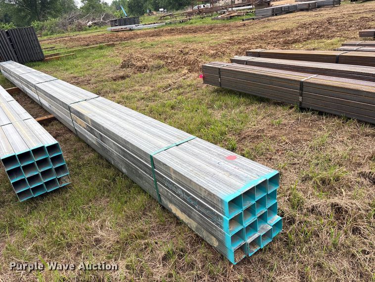 image for item ES8963 (16) joints of galvanized square tubing