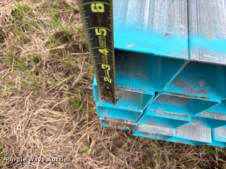 image for item ES8963 (16) joints of galvanized square tubing