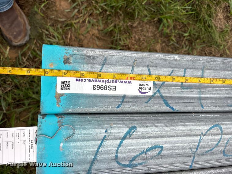 image for item ES8963 (16) joints of galvanized square tubing