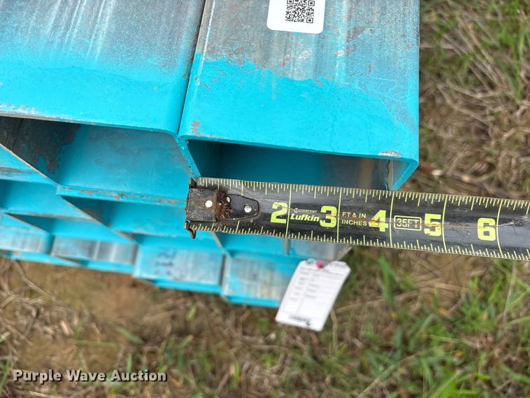 image for item ES8964 (16) joints of galvanized square tubing
