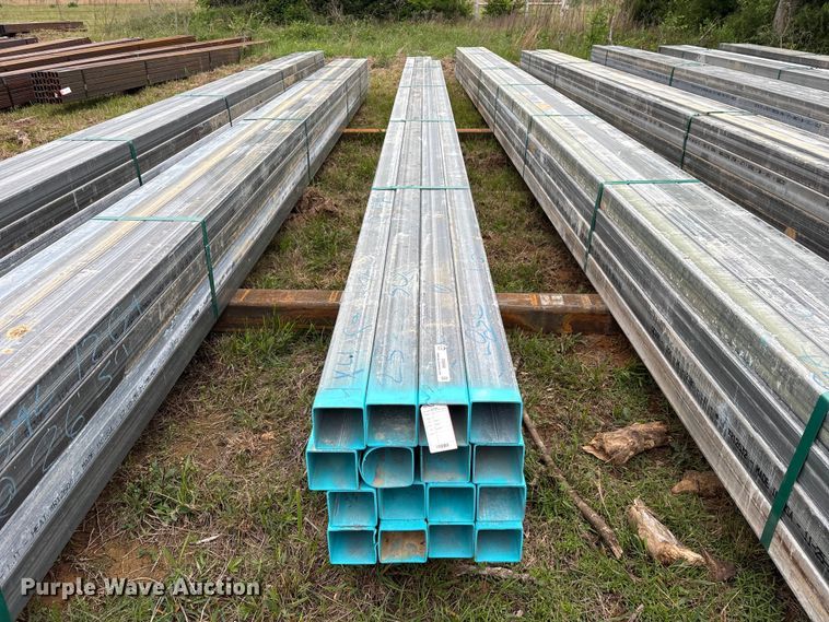 image for item ES8965 (16) joints of galvanized square tubing