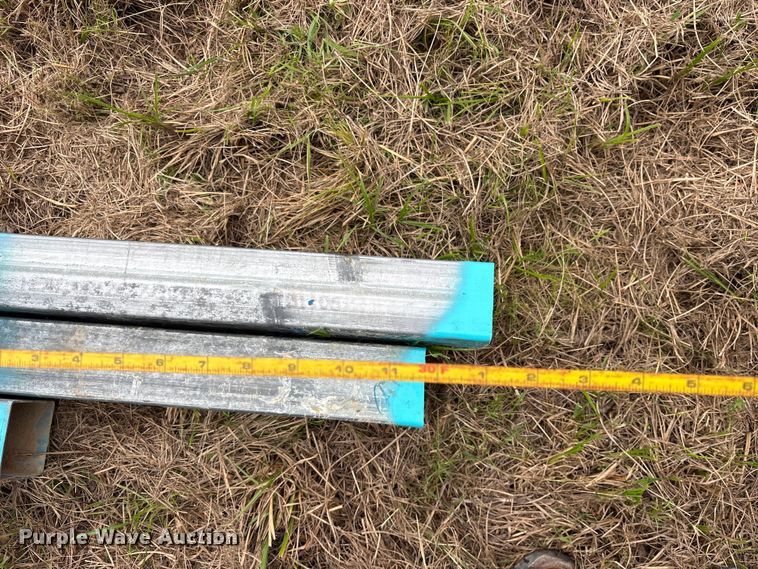 image for item ES8965 (16) joints of galvanized square tubing