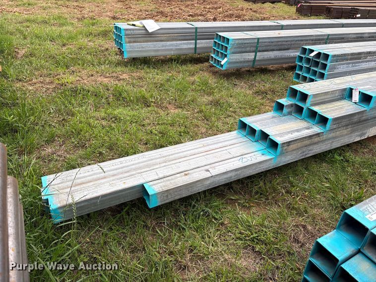 image for item ES8966 (16) joints of galvanized square tubing